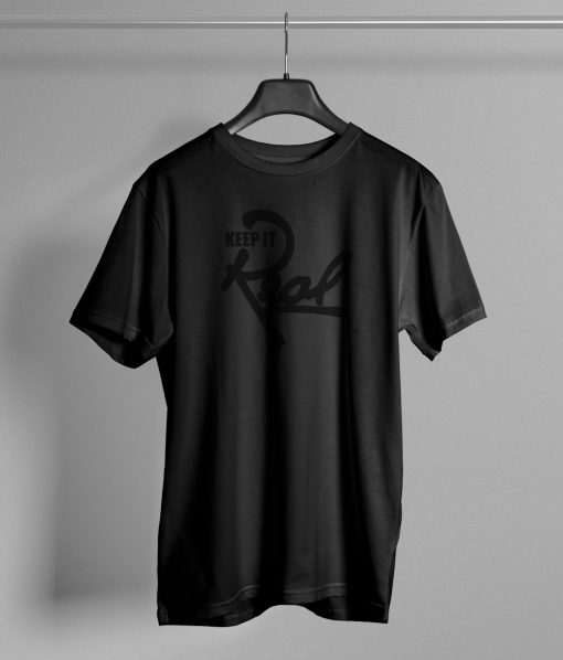 Insignia T-Shirt / Black & Black